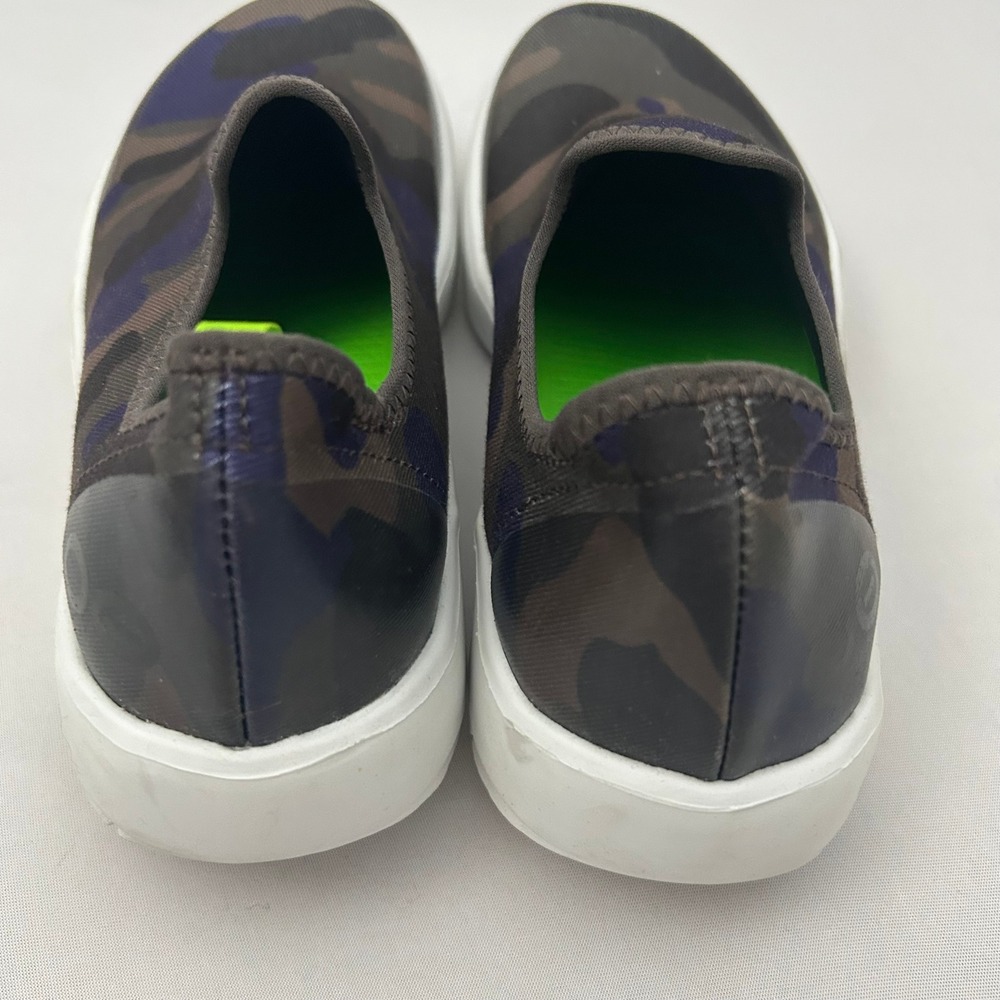 Oofos Oomg Eezee Low Recovery Shoes Gray Camo Womens Size 7 Comfort Slip‎ On - Picture 6 of 9